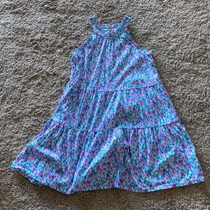 Lilly Pulitzer Blue and Pink Floral Dress